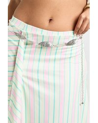Boohoo - Hammered Chain Belt - Lyst