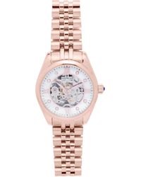 Empress - Magnolia Automatic Mop Skeleton Dial Bracelet Watch - Lyst