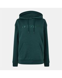 adidas Originals - Hooded Relaxed Fit Lettering Ribbed Cuff Jacket - Lyst