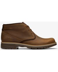 Clarks - Morris Peak Beeswax Leather Boots - Lyst