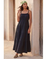 Roman - Strappy Tiered Maxi Dress - Lyst