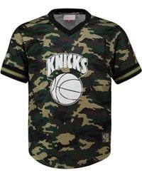 Mitchell & Ness - Nba New York Knicks Herren Camo Mesh T-Shirt - Lyst