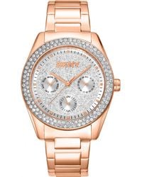 DKNY - Dk1L078M0035 Ladies Chambers Glitz Watch - Lyst