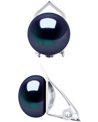 Ateliers Saint Germain - Earrings Real Cultured Freshwater Pearls Button 9-10 Mm - Lyst