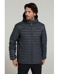 Mountain Warehouse - 'Henry Ii' Down Padded Jacket Water Resistant Hooded Puffer Winter Coat Nylon - Lyst