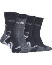 Jeep - 4 Pairs Anti Blister Thick Cushioned Luxury Boot Socks - Lyst