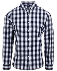 PREMIER - Ladies Mulligan Checked Long-Sleeved Shirt - Lyst
