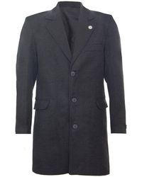 TruClothing - Long Wool Slim Fit Overcoat - Lyst