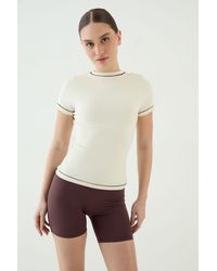 DSGN Studio - Piping Detail Fitted Top - Lyst