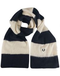 Fred Perry - And Striped Wool Scarf - Lyst