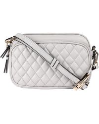 Ashwood Leather - 'Bellezza Romana' Real Twin Zip Quilted Crossbody Bag - Lyst
