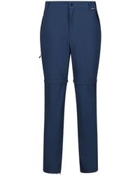 Regatta - Travel Light Zip-Off Trousers (Moonlight Denim) - Lyst