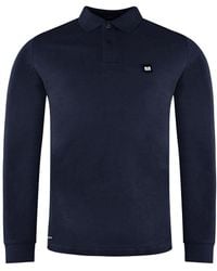 Weekend Offender - Long Sleeve Collared Pamplona Polo Shirt Wospo518 Cotton - Lyst