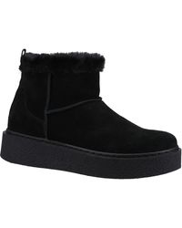 Hush Puppies - Becca Suede Winter Ankle Boots - Lyst