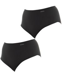Janira - Pack-2 High Waist And Elastic Panties Breathable Fabric 1031893 - Lyst