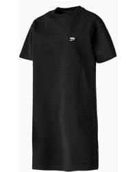 PUMA - Downtown T-Shirt Dress Casual Top 595693 01 - Lyst