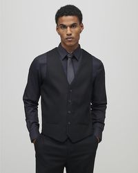 River Island - Waistcoat Slim Fit - Lyst
