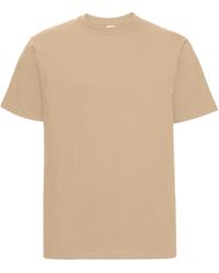 Russell - Europe Classic Heavyweight Ringspun Short Sleeve T-Shirt Cotton - Lyst