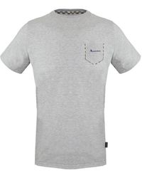 Aquascutum - Check Pocket Trim T-Shirt Cotton - Lyst
