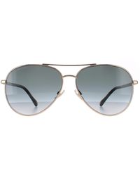 Jimmy Choo - Aviator Dark Gradient Devan/S Metal - Lyst
