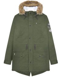 Lambretta - Sherpa Lined Parka - Lyst