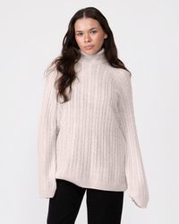 Tommy Hilfiger - Cable Knit Roll-Neck Jumper Size: S - Lyst