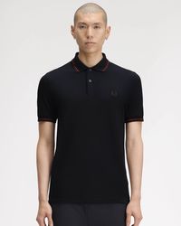 Fred Perry - Twin Tipped Signature Polo Shirt - Lyst