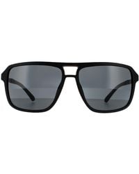 Guess - Raad Zonnebril Gf5085 02A Matte Zwarte Rook Grijs - Lyst