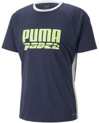 PUMA - Teamliga Padel Logo T-Shirt - Lyst