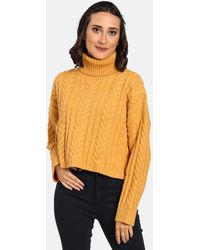 William de Faye - Trui Met Rolkraag Fancy Knitting In 4 Draden - Lyst