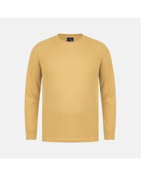 Fabric - Waffle Crew Neck Long Sleeve T-Shirt - Lyst