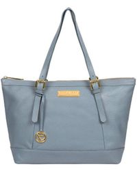 Pure Luxuries - 'Emily' Cloud Leather Tote Bag - Lyst
