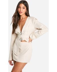 Boohoo - Marl Micro Mini Skirt - Lyst