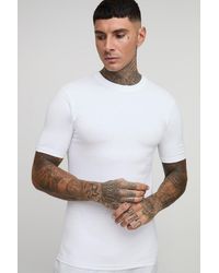 BoohooMAN - Tall Basic Muscle Fit T-Shirt - Lyst