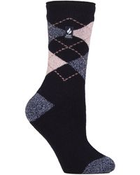 Heat Holders - Ladies Thermal Lite Patterned Socks For Winter - Lyst