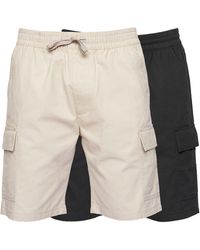 Crosshatch - 2 Pack Of Kathos Cargo Shorts - Lyst
