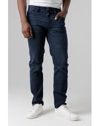 Tokyo Laundry - Dark Straight Fit Cotton Blend Jeans - Lyst
