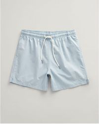 GANT - Sunfaded Swim Shorts - Lyst