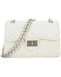 Where's That From - 'Cotton' Crossbody Bag With Chain Detail - Lyst