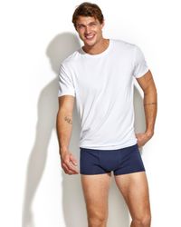 Panos Emporio - Bamboo Cotton Blend T-Shirt - Lyst