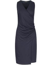 Conquista - Wrap Style Sleeveless Dress - Lyst