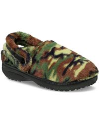 Crocs™ - Classic Unfurgettable Clog Polyester Blend Army Clogs - Lyst