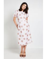 Wallis - Summer Polka Dot Tea Dress - Lyst