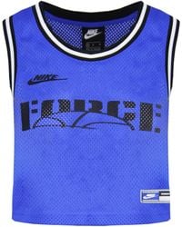 Nike - Loose Fit Jersey Sleeveless Sisterhood Crop Top Cu6786 405 - Lyst
