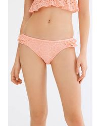 Penti - Textured Low-Waist Hipster Bikini Bottoms - Lyst