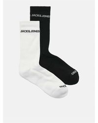 Jack & Jones - And 2 Pack Basic Lettering Crew Socks - Lyst