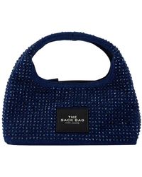 Marc Jacobs - Der Mini -Sack -Geldbeutel Baumwollblau - Lyst