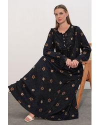 Bigdart - Floral V-Neck Maxi Dress - Lyst