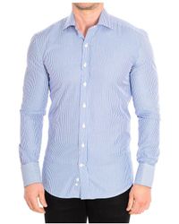 Café Coton - Slim Long Sleeve Shirt With Lapel Collar Orlando4 - Lyst