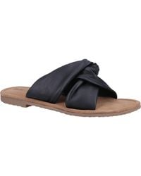 Hush Puppies - Amy Wide Fit Leather Sandals - Lyst